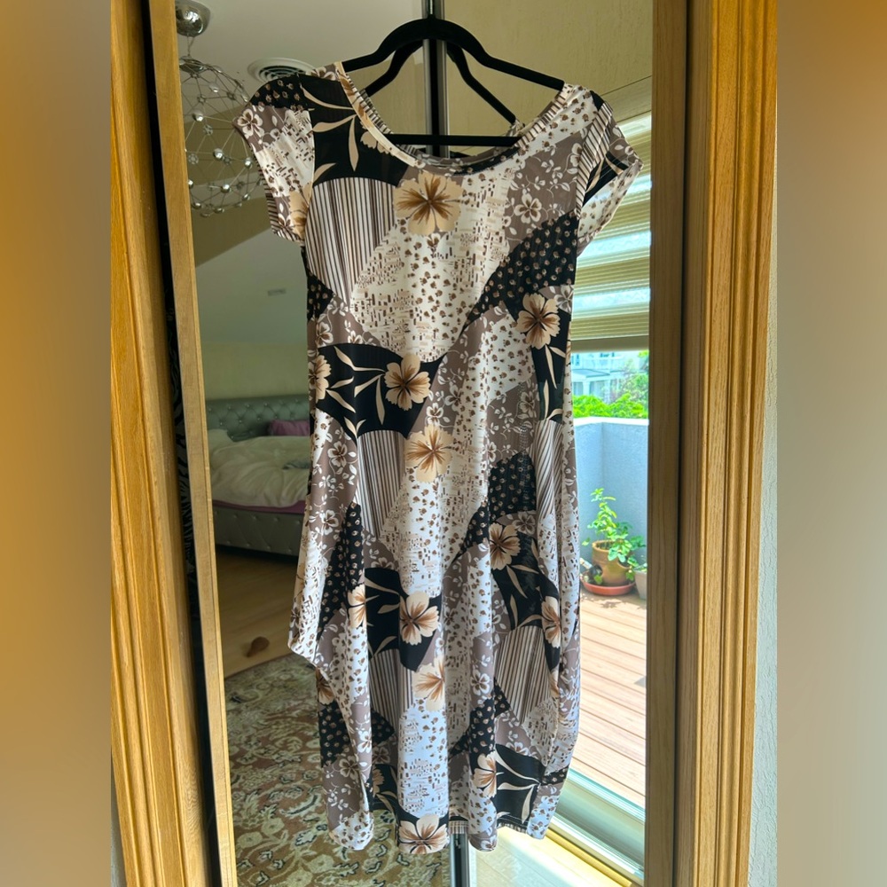 frivoli multicolor dress size medium
